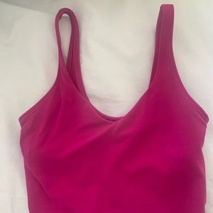 Lululemon ripened raspberry align tank size 0.